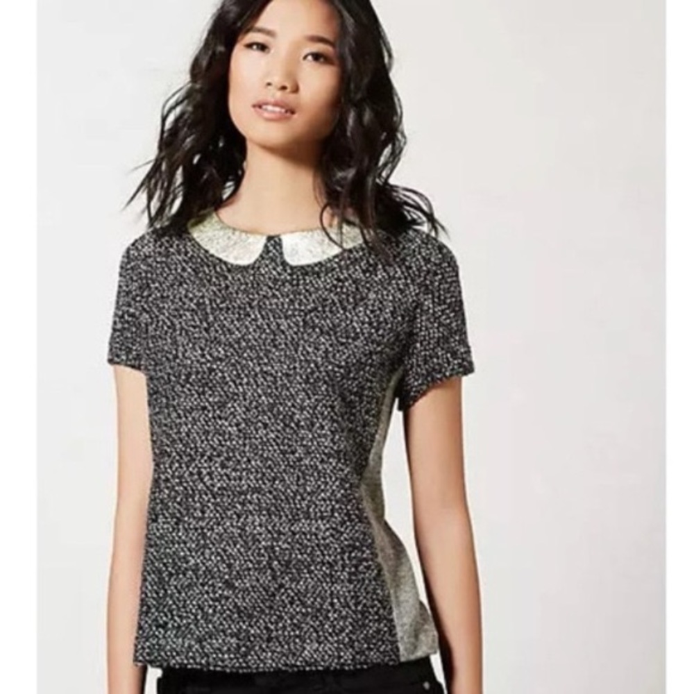 Postmark Anthropologie Peter Pan collar shirt